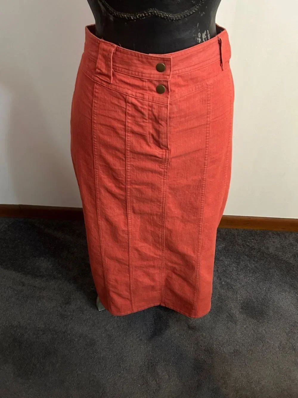 Women's Coral Pencil Skirt